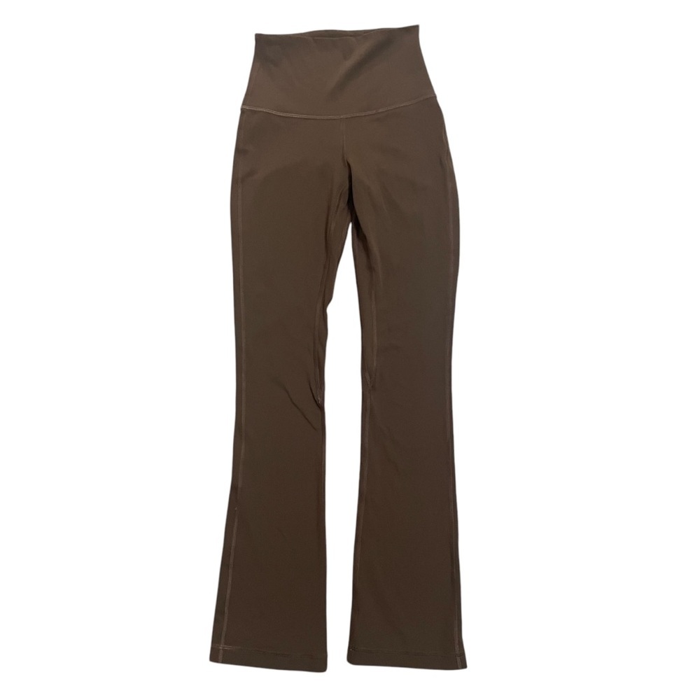 Lululemon High-Waisted Brown Women's Pants Bellbottom
